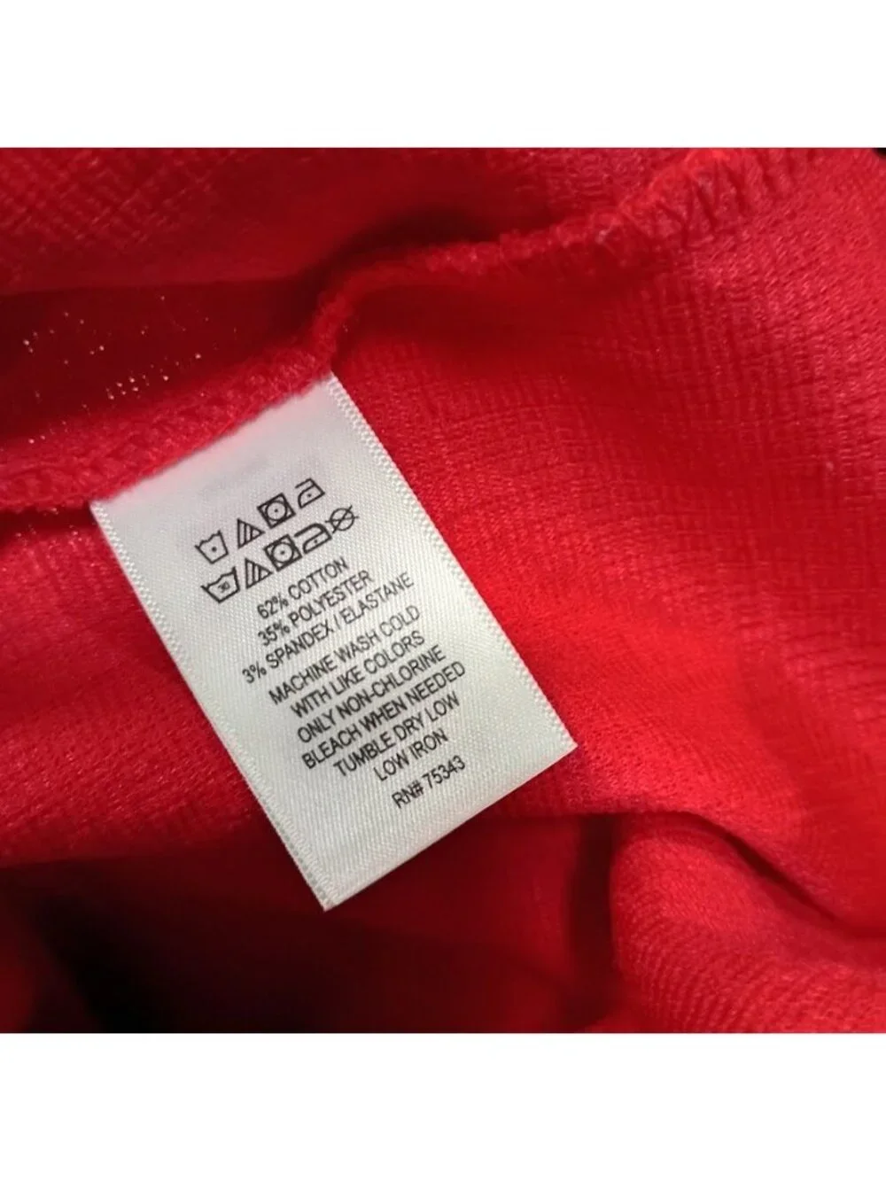 Tabitha Webb Red Shift Dress Womens Size S Long Sleeve Pockets